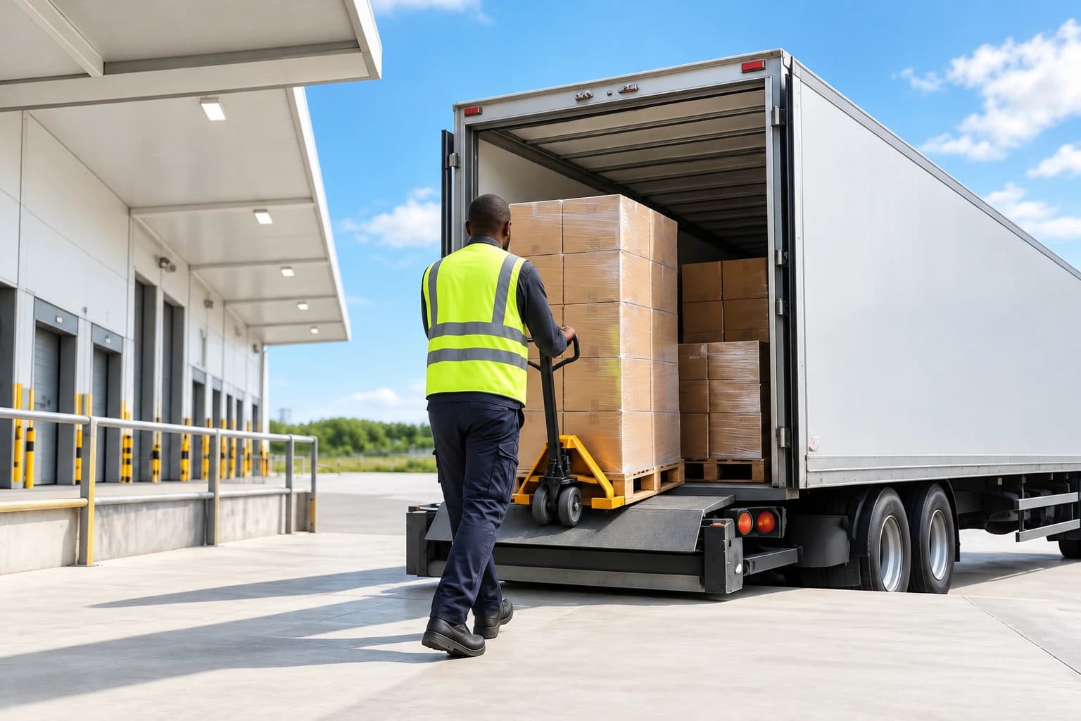 Illustration of plan the south african delivery before the cargo arrives.